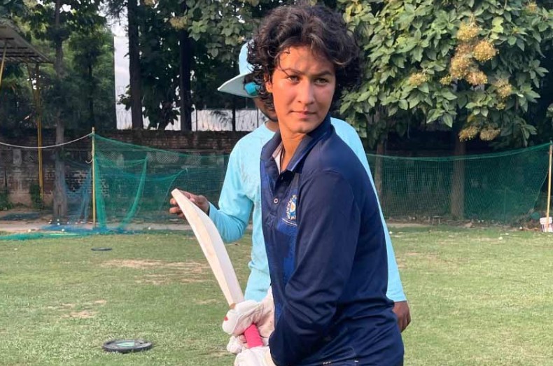 Deeya Yadav during a training session