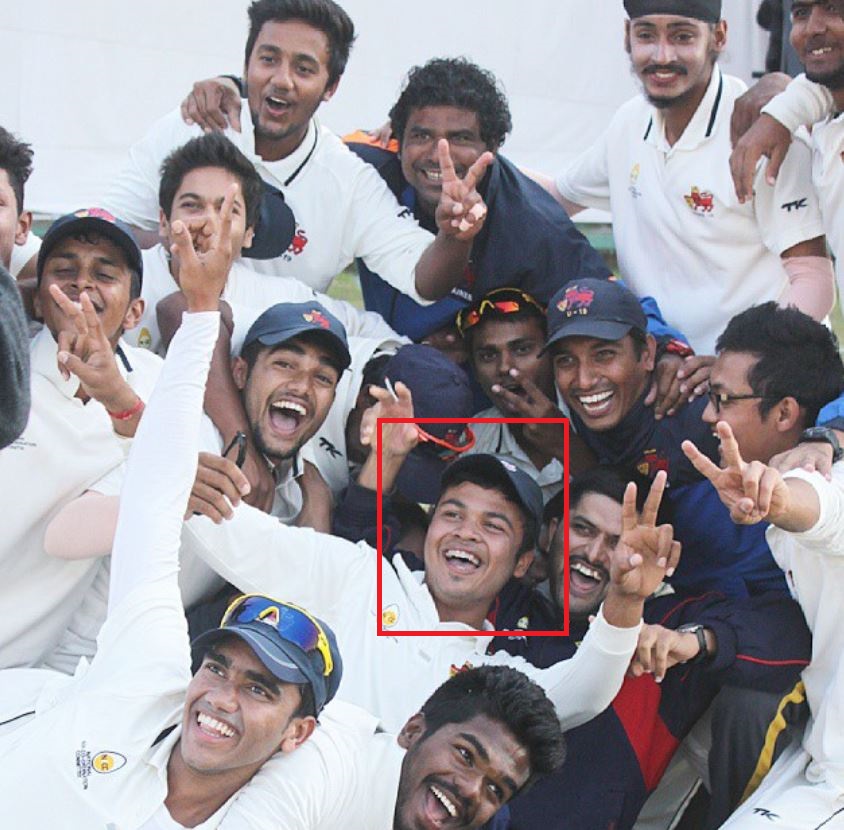 Hardik Tamore, during his initial days of professional cricket