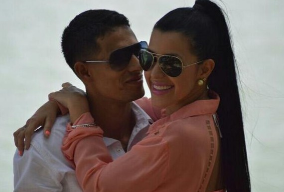 Jimena Araya with Luidig ​​Ochoa