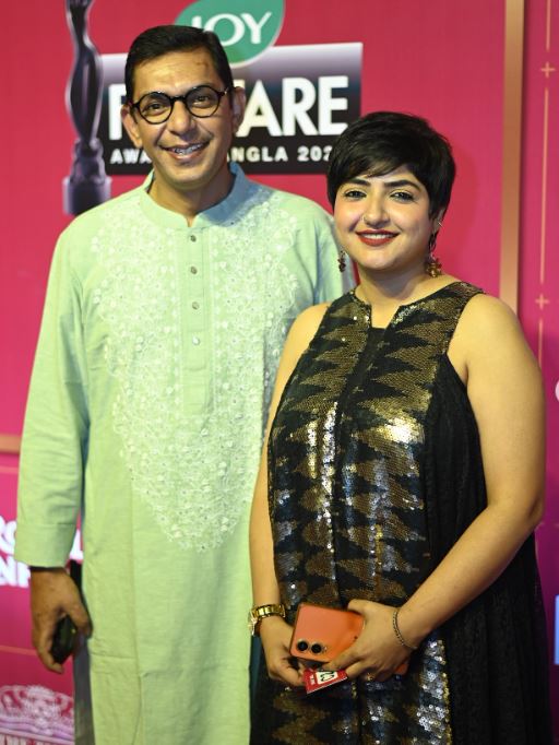 Lagnajita Chakraborty with musician Anupam Roy