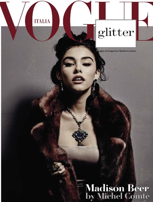 Madison Beer on the cover of a magazine