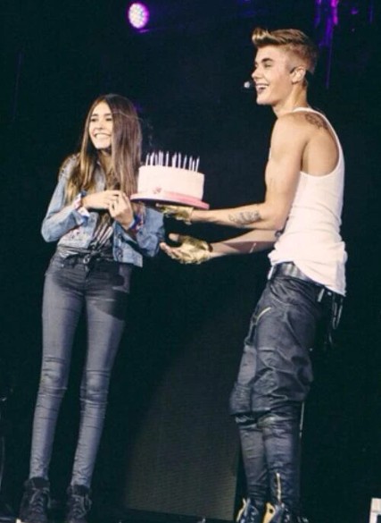Madison Beer with Justin Bieber