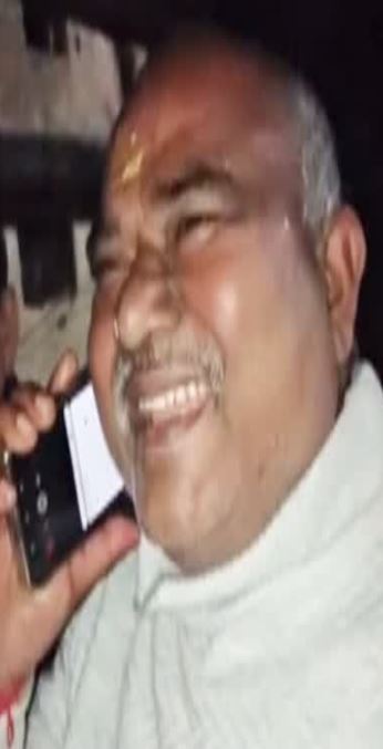 Mangesh Yadav's father