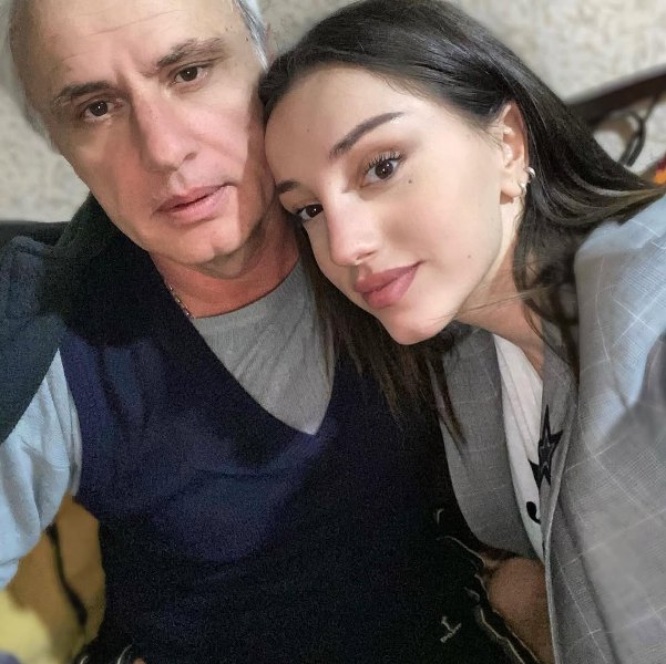 Nutsa Buzaladze with her father