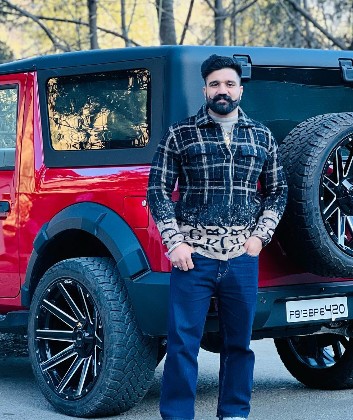 Rana Balachauria with his Thar
