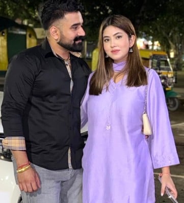 Rana Balachauria with his wife