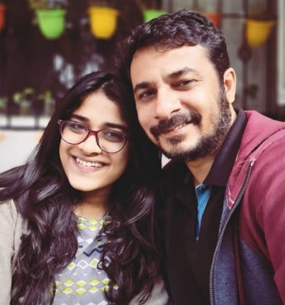 Reeva Rachh with her father