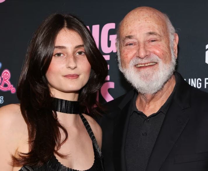 Romy Reiner with her father