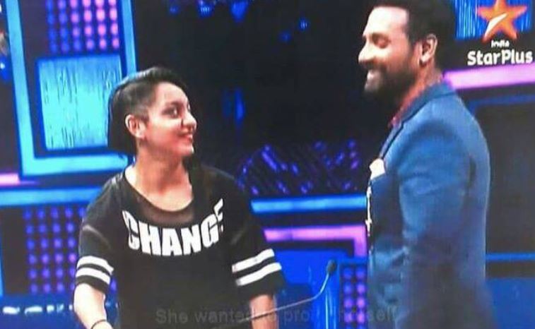 Shazia Samji with Remo D'Souza on the set of Dance Plus Season 2