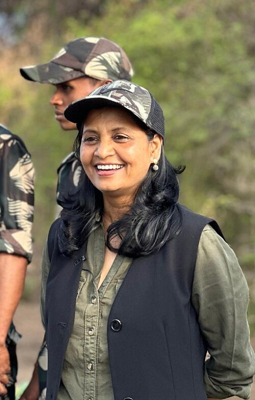 Supriya Sahu as the Additional Chief Secretary of Government of Tamil Nadu during a field visit