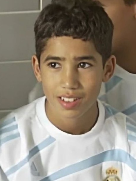 A childhood picture of Achraf Hakimi