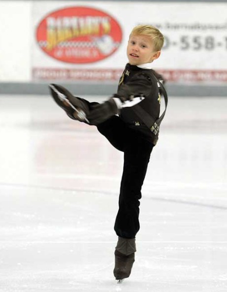 A childhood picture of Ilia Malinin