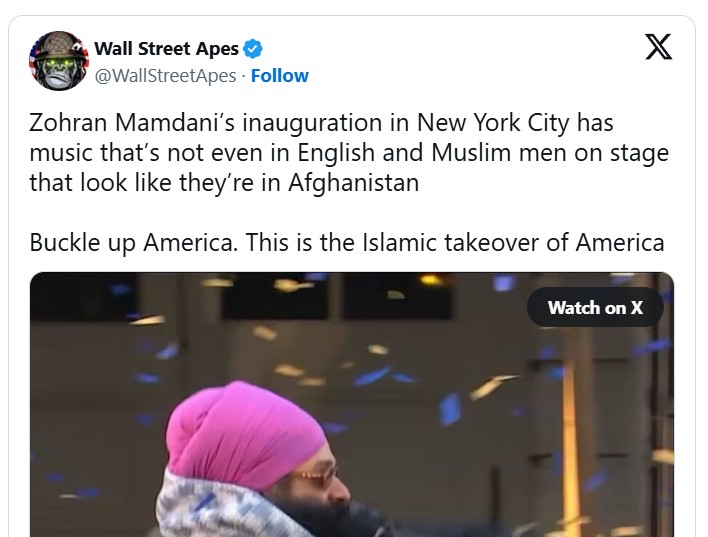 A post by social media user critising Babbulicious and Zohran Mamdani