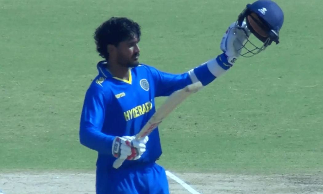 Aman Rao, celebrating his double century