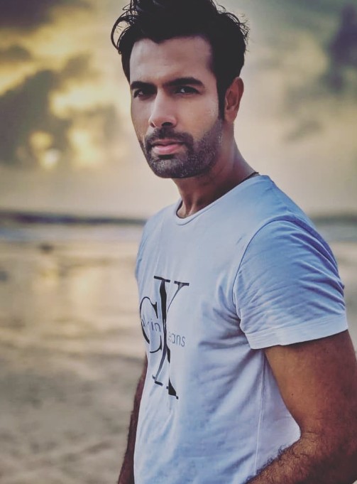 An old picture of Danish Pandor during his modelling days