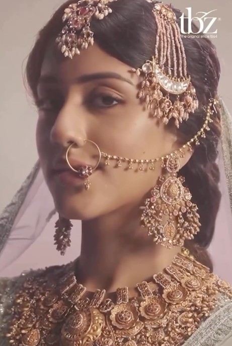 Anisha Shinde while promoting a jewellery brand