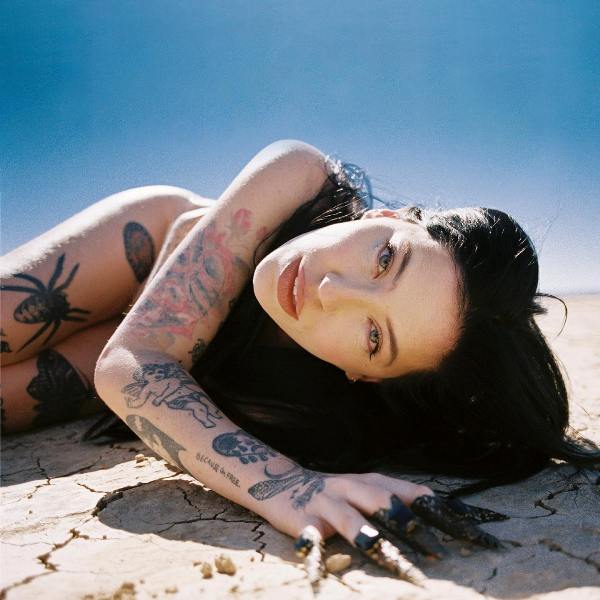 Bishop Briggs' tattoos on her thighs