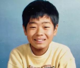 Childhood picture of Tetsuya Yamagami
