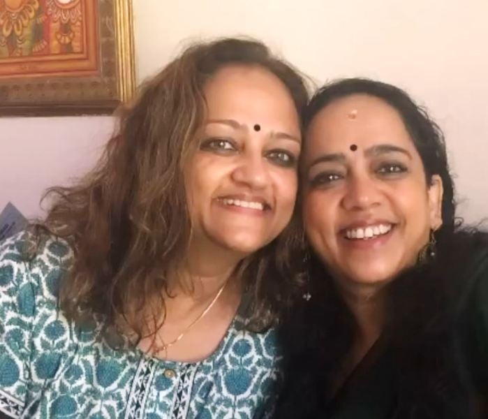 Chitra Iyer with Rema Iyer