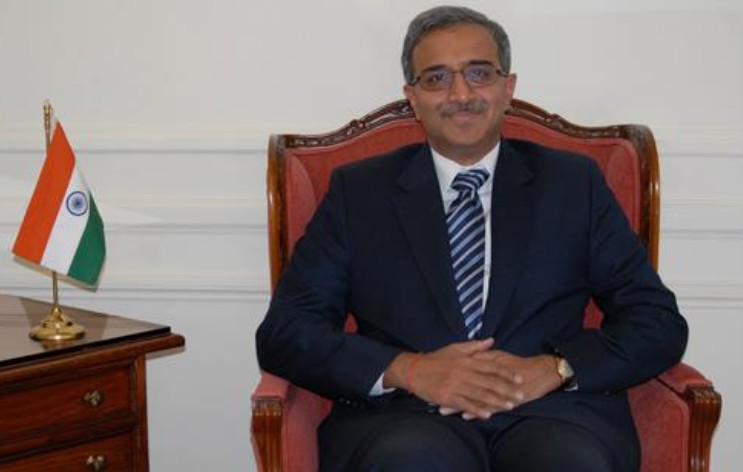 D. Bala Venkatesh Varma during his stint as a member of the Indian delegation