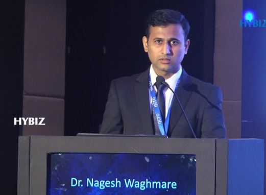 Dr. Nagesh Waghmare, while speaking at a cardiology conference