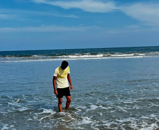 Henil Patel during a trip