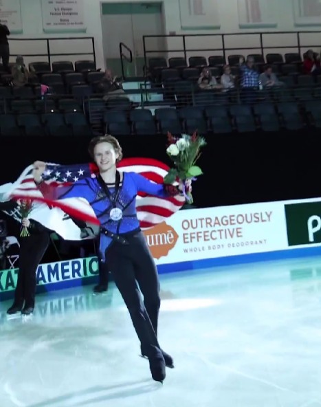Ilia Malinin at the 2022 Skate AMerica championships