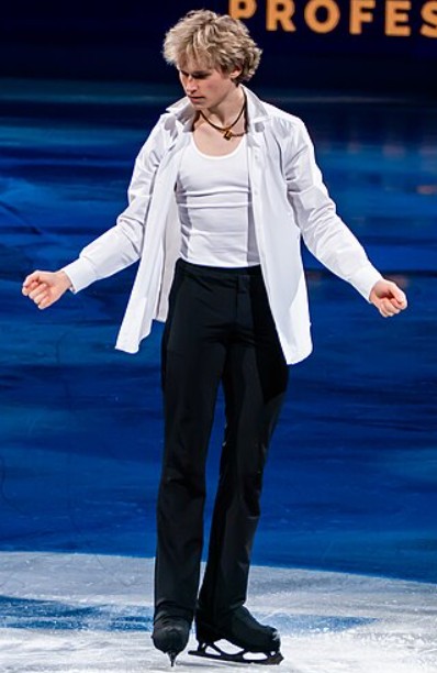 Ilia Malinin during his exhibition program at the 2025 World Championships