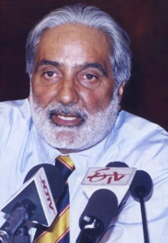 Inderjit Singh Bindra when he was BCCI president