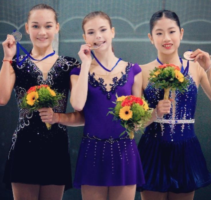 Lee Hae-in after winning bronze at the 2019 Senior South Korean Championships