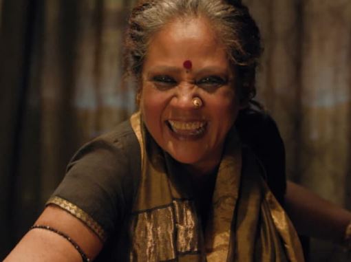 Mallika Prasad as Amma in the film Mardaani 3