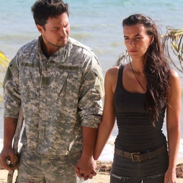 Natalie Burn as 'Billie Kope' in a still from the film 'A Perfect Vacation' (a.k.a. Awaken) (2015)