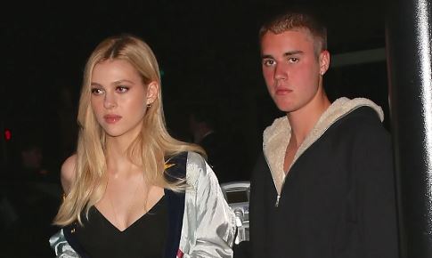 Nicola Peltz with Justin Bieber