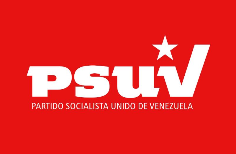 Partido Socialista Unido de Venezuela (PSUV) flag