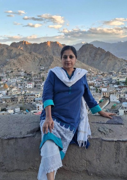 Ranjini Menon during a trip