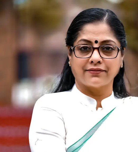 Ranjini Menon in a still from the Malayalam film Section 306 IPC