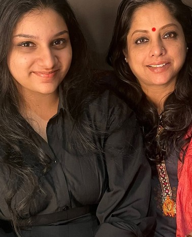 Ranjini Menon with her daughter