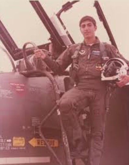 Reza Pahlavi during his pilot training