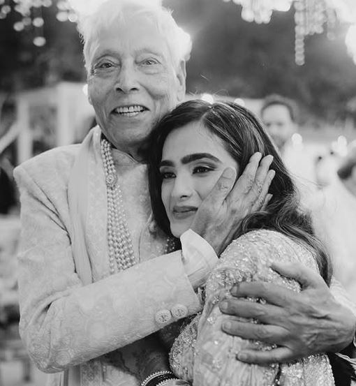 Rutuja Patil with her father