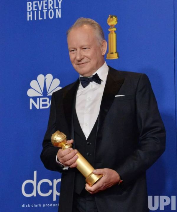 Stellan Skarsgård, after winning an award at the 77th Golden Globe Awards