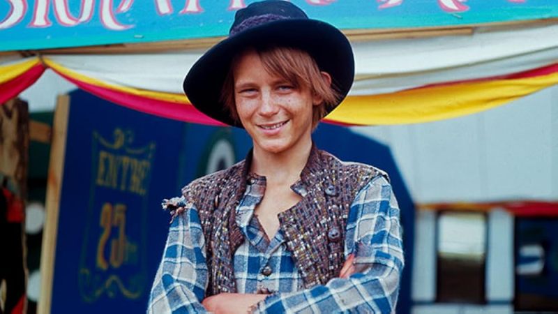 Stellan Skarsgård as 'Bombi Bitt' in a still from the television series 'Bombi Bitt och jag' (1968)