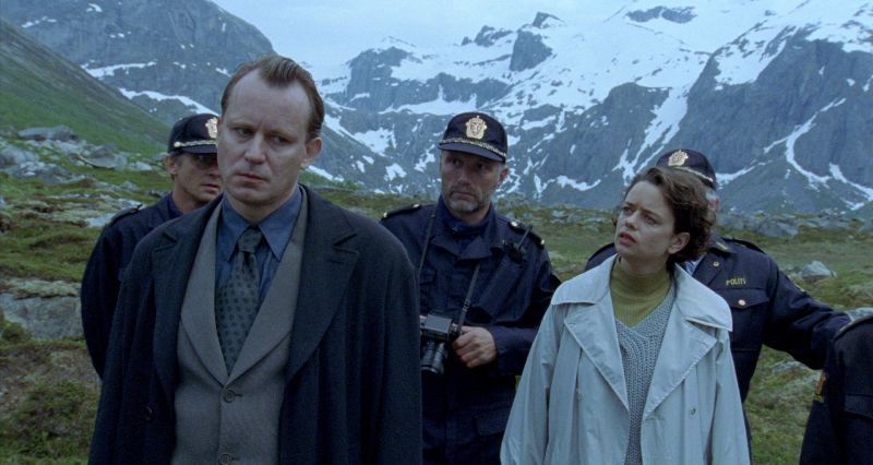 Stellan Skarsgård as Jonas Engström in the film 'Insomnia' (1997)
