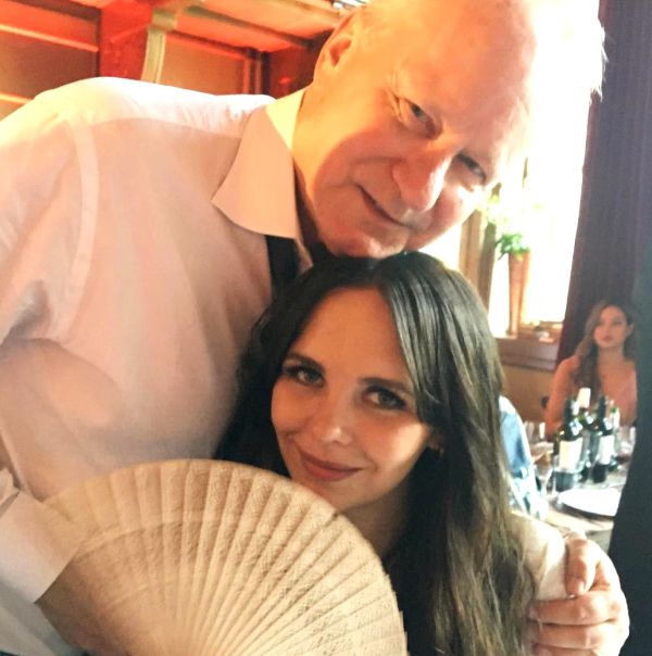 Stellan Skarsgård with his daughter, Eija Skarsgård