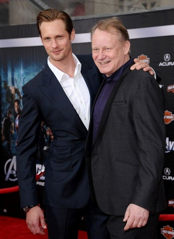 Stellan Skarsgård with his son Alexander Skarsgård