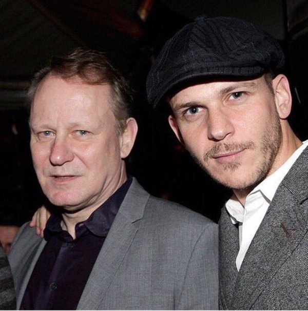 Stellan Skarsgård with his son Gustaf Skarsgård