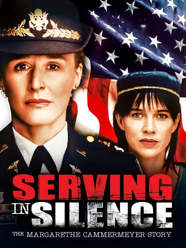 A poster of the film 'Serving in Silence: The Margarethe Cammermeyer Story' (1995)