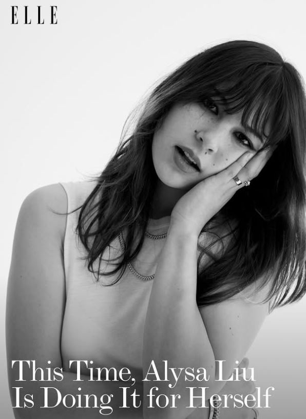 Alysa Liu on the cover page of Elle magazine