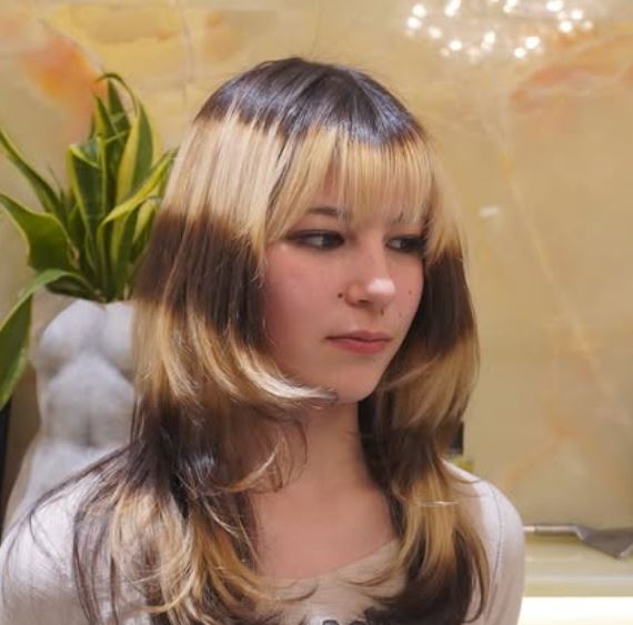 Alysa Liu's special “halo” hairstyle