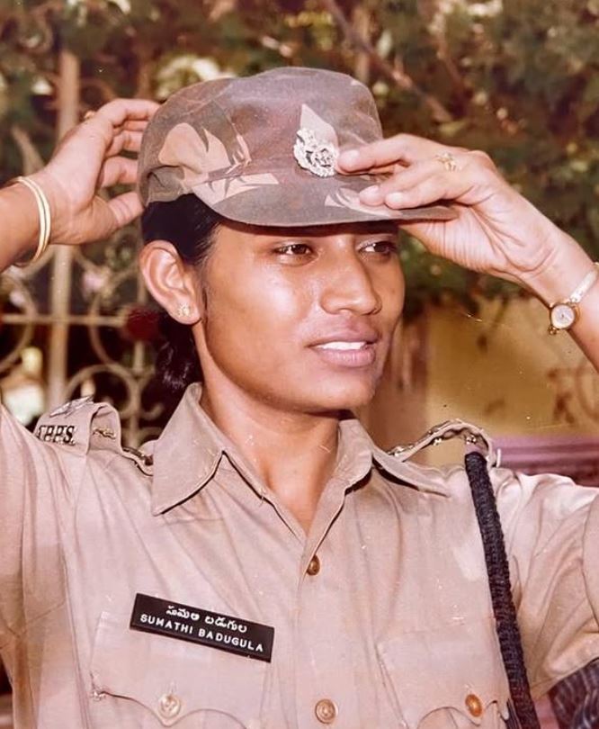B Sumathi, when she joined the police service