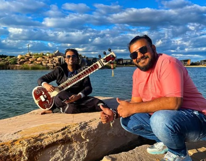 Bhagirath Bhatt during a foriegn tour